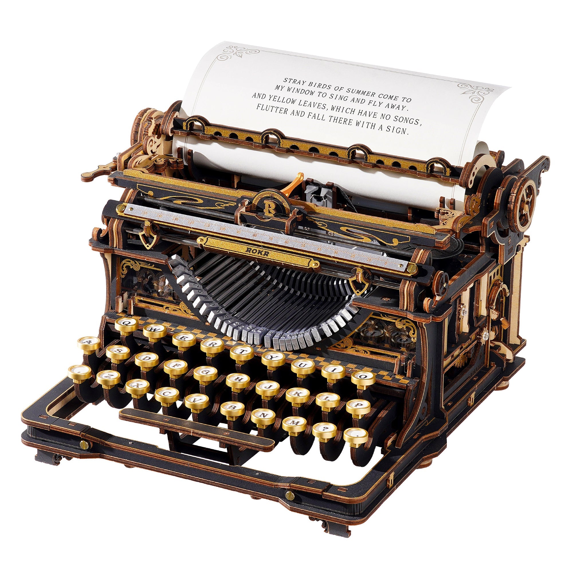 Fairy Tale Typewriter 3D Wooden Puzzle