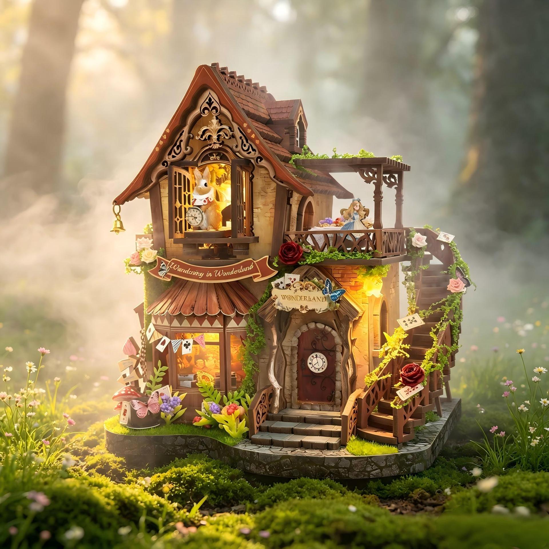 Dreamy Cottage DIY Miniature House