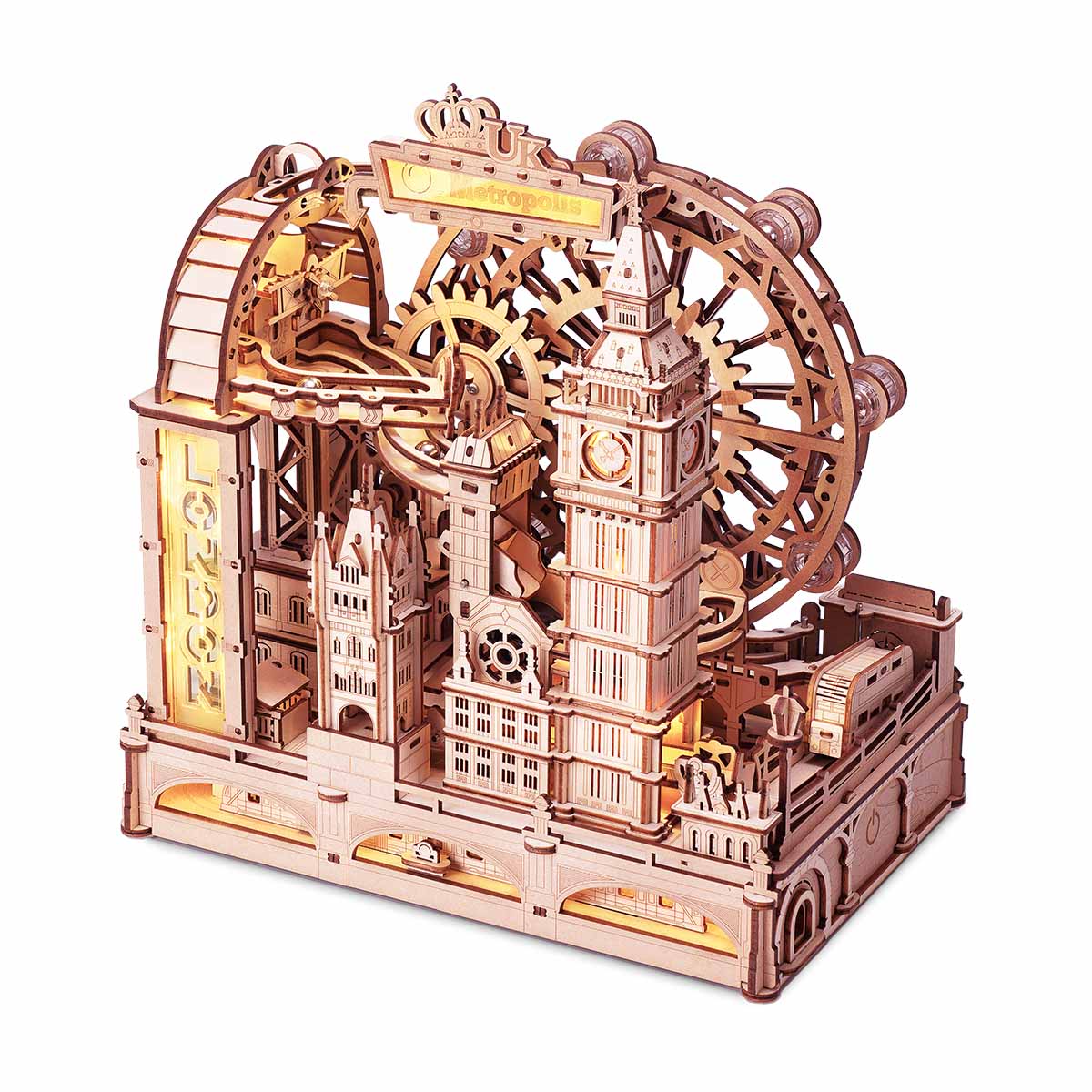 London Marble Run Wooden 3D Puzzle