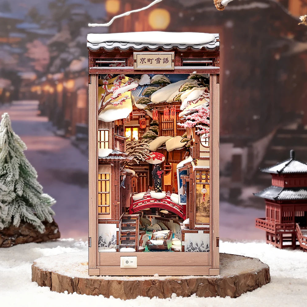 Kyoto Snow Whisper DIY Book Nook