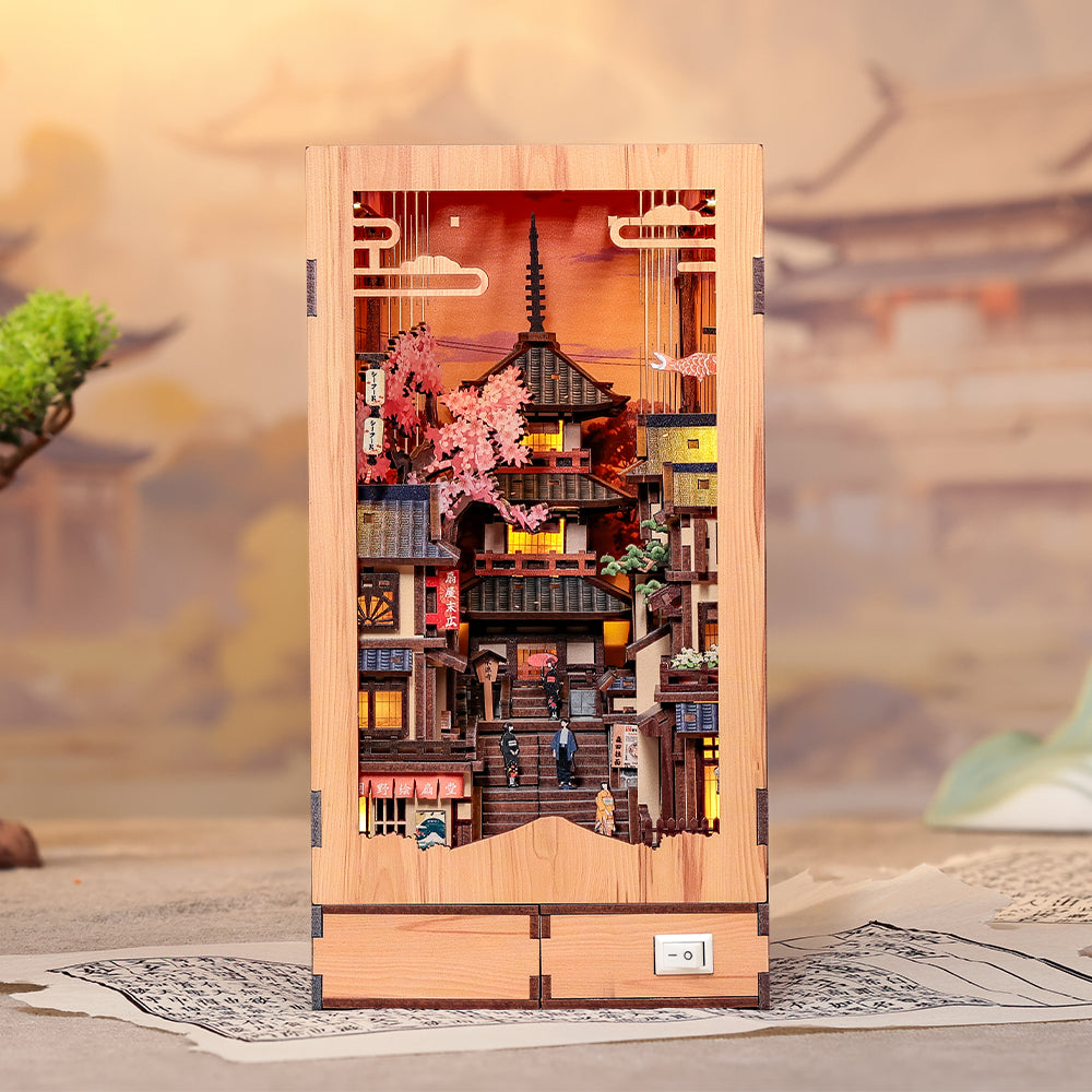 Twilight Sakura Path Book Nook