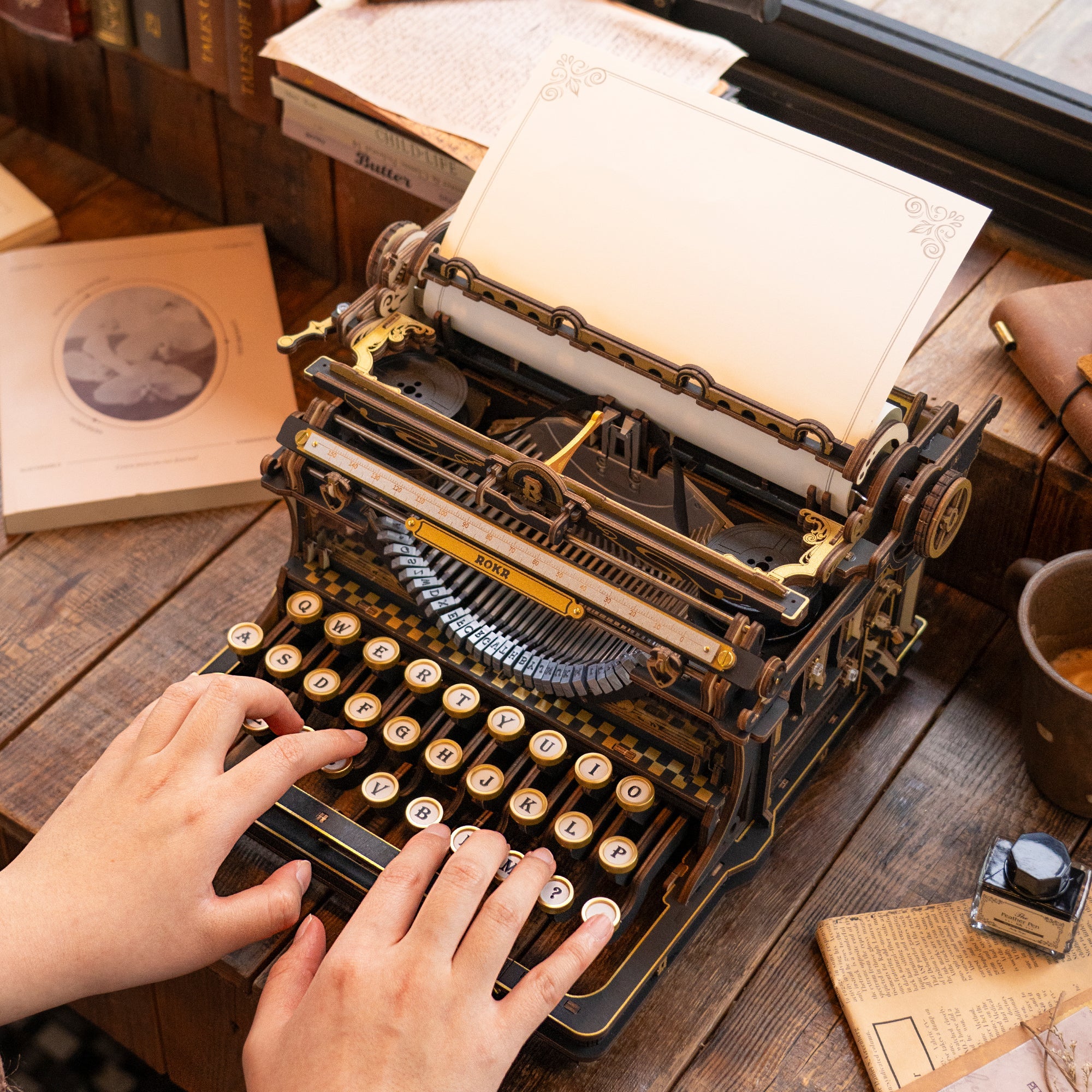 Fairy Tale Typewriter 3D Wooden Puzzle
