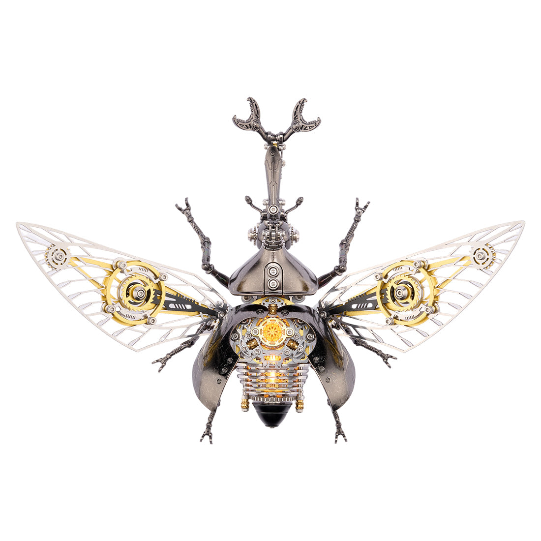 Mechanical Beetle Steampunk DIY Metal Insect Model Kit
