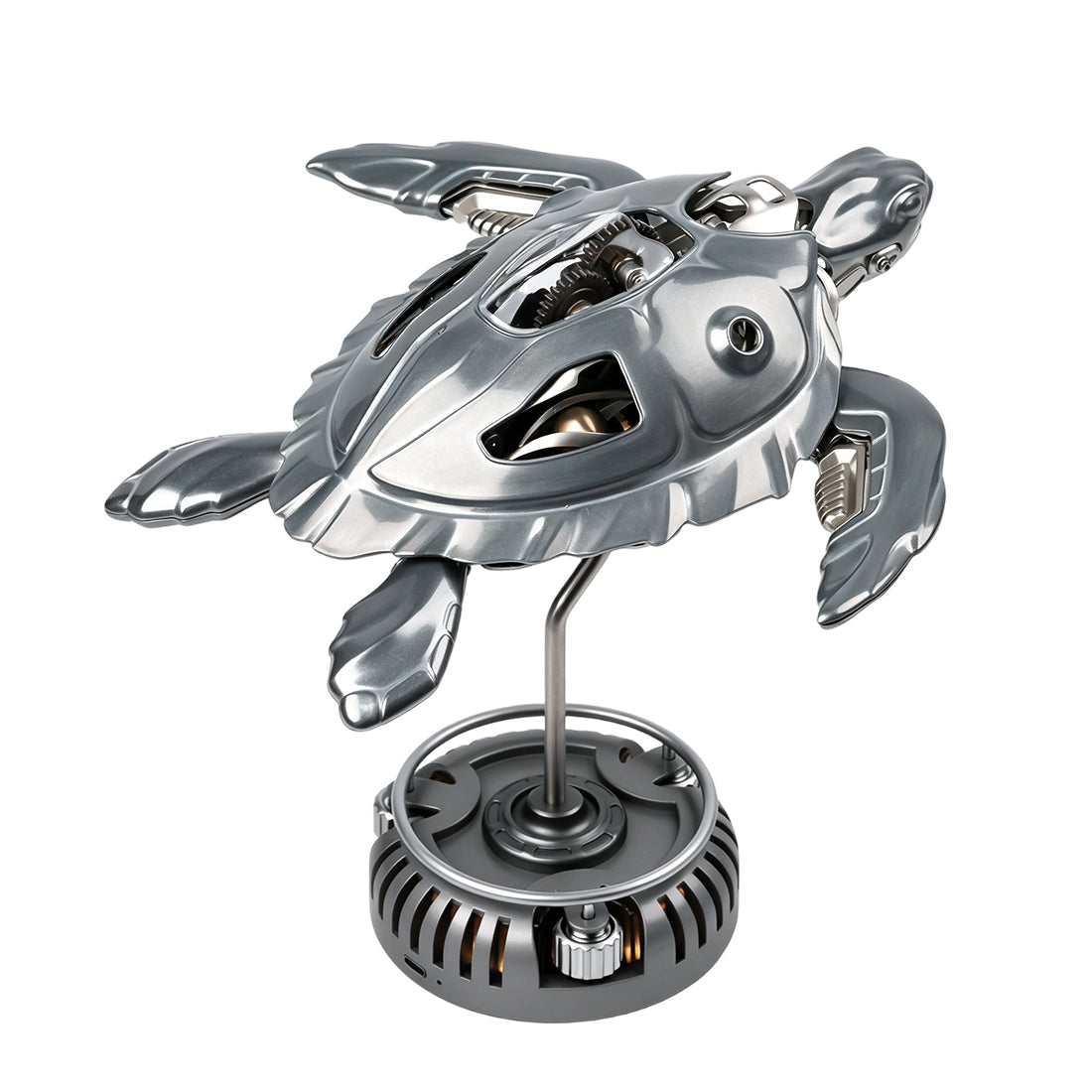 Mechanical Turtle Model Steampunk DIY Metal Assembly Kit