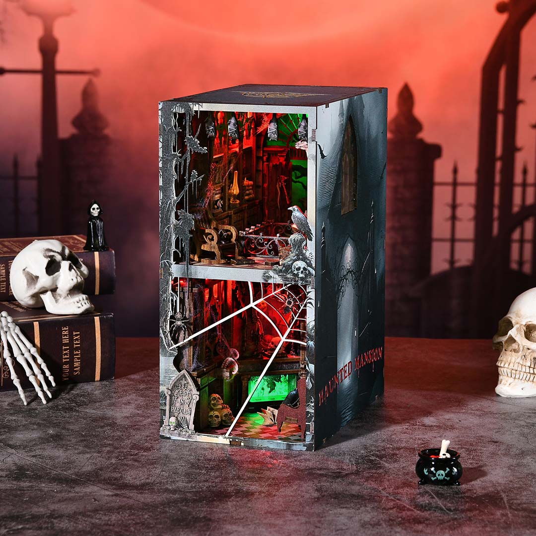 Haunted Mansion DIY Wooden Book Nook
