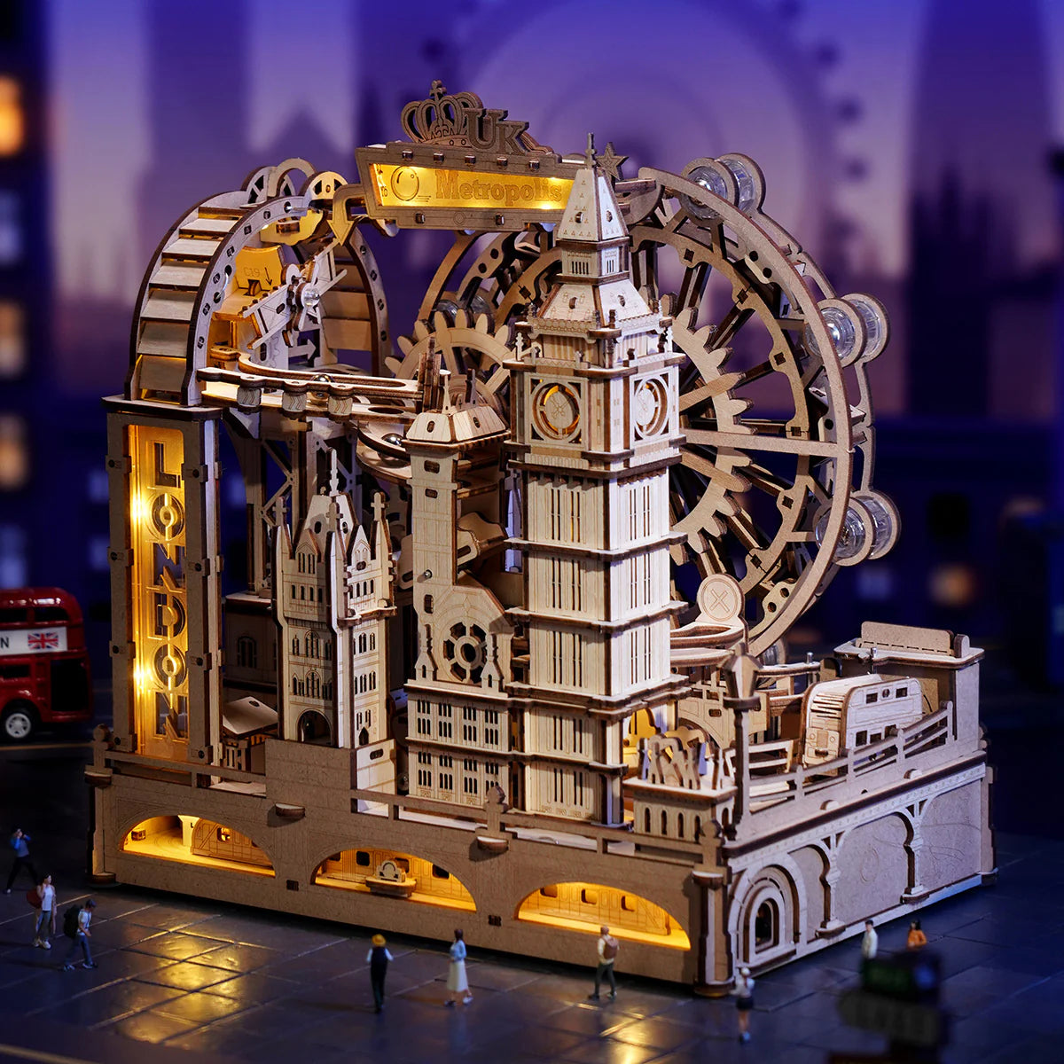 London Marble Run Wooden 3D Puzzle