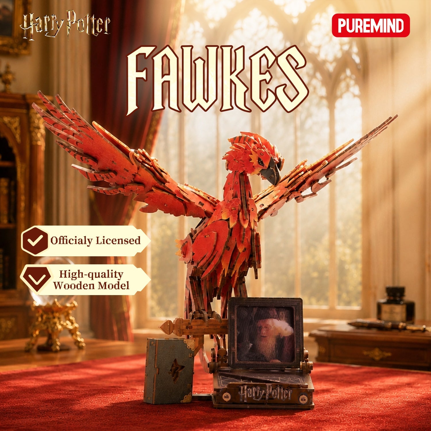 Fawkes 1626 3D Wooden Puzzle