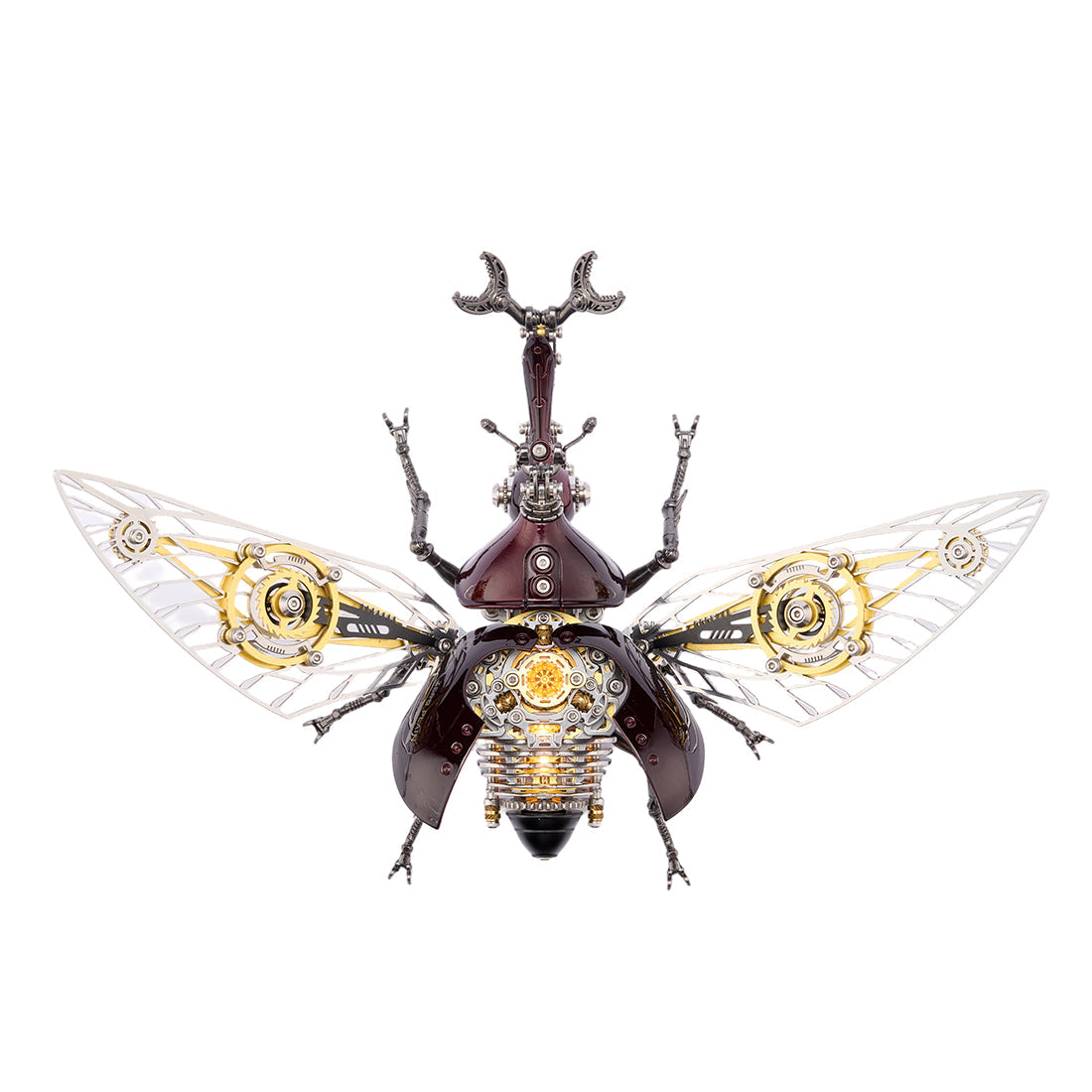 Mechanical Beetle Steampunk DIY Metal Insect Model Kit