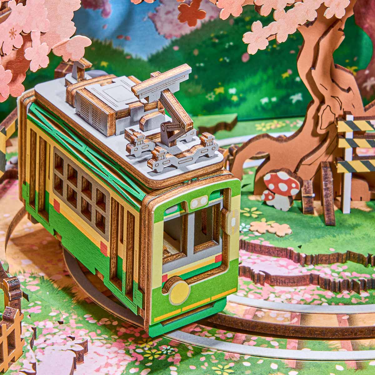 Sakura Dreamy Tour Music Box 3D Wooden Puzzle