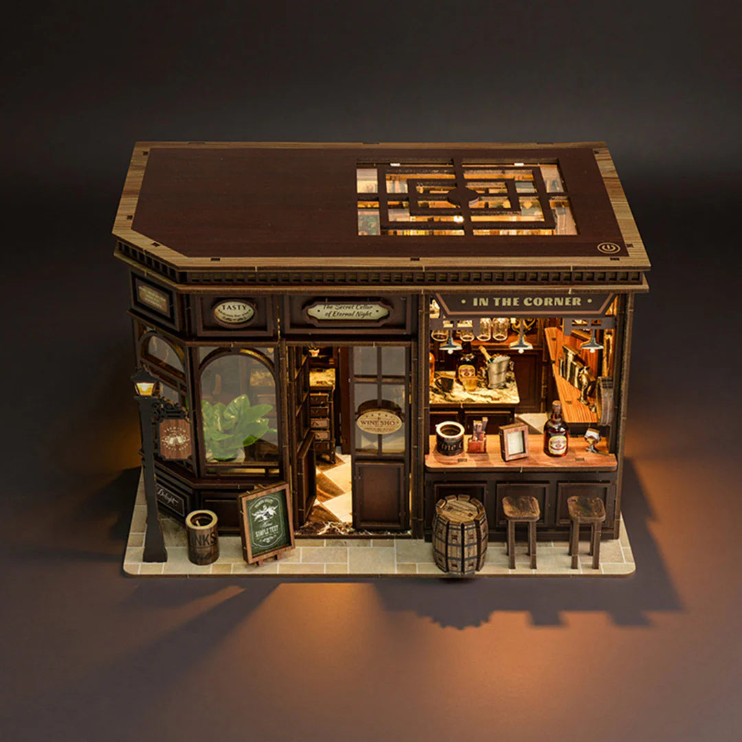 Corner Tavern DIY Miniature House Kit