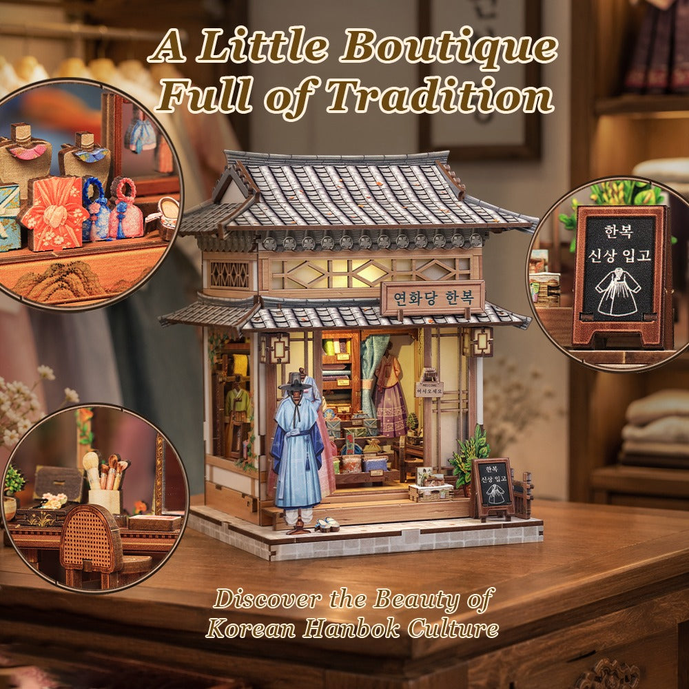 Lotus Hall Hanbok Studio DIY Miniature House