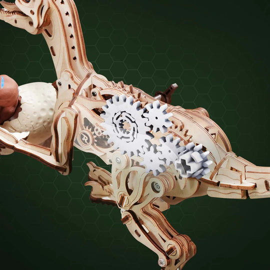 Velociraptor Mechanical 3D Wooden Puzzle