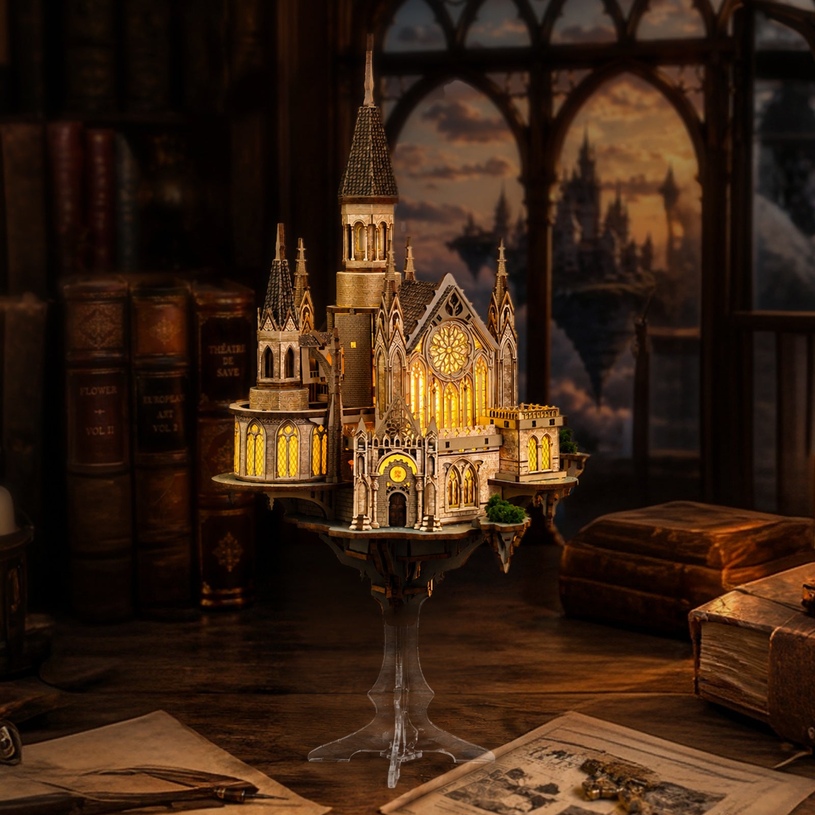 Floating City 3D Wooden Puzzle