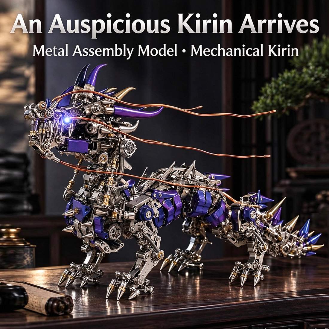 Qilin Mechanical Metal Model Kit(1623PCS)