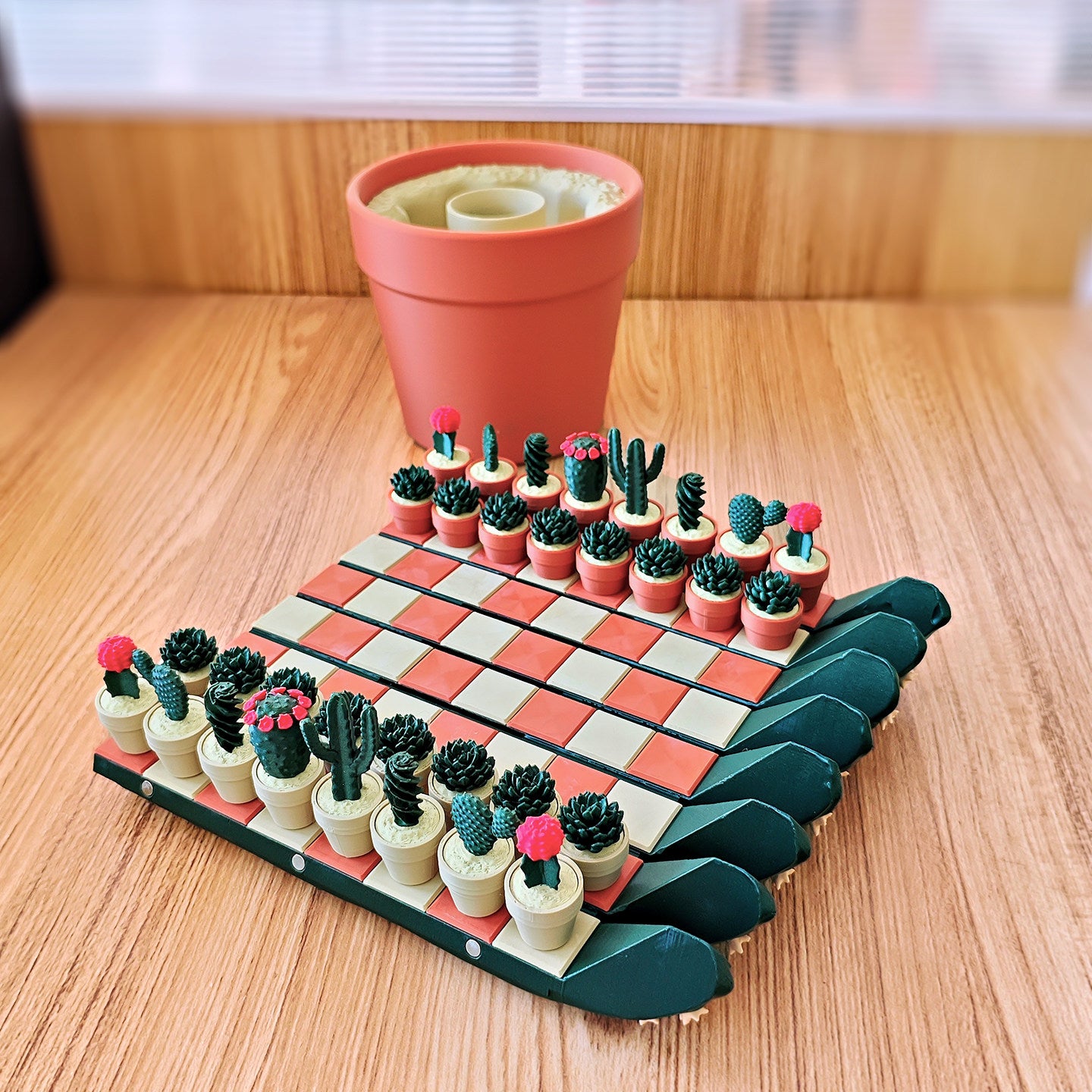 Cactus Chess Simulator 3D Printed Model