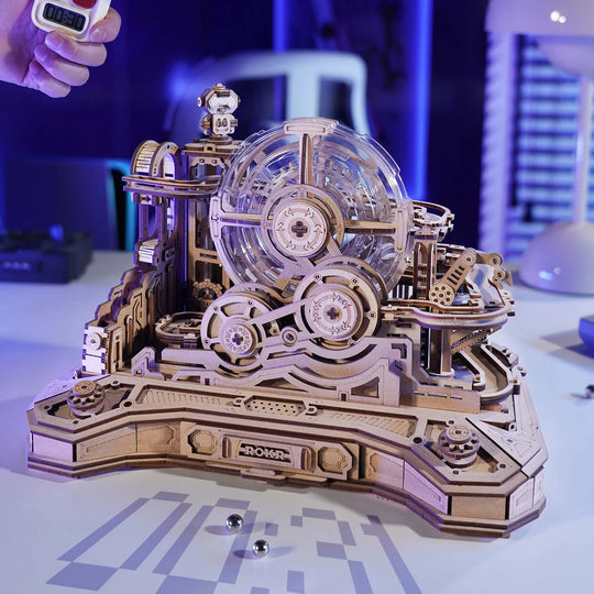 Gear Ball Challenge 3D Wooden Puzzle