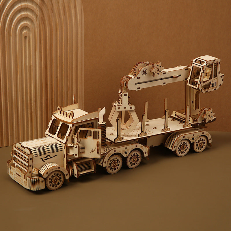 Mobile Crane 3D Wooden Puzzle