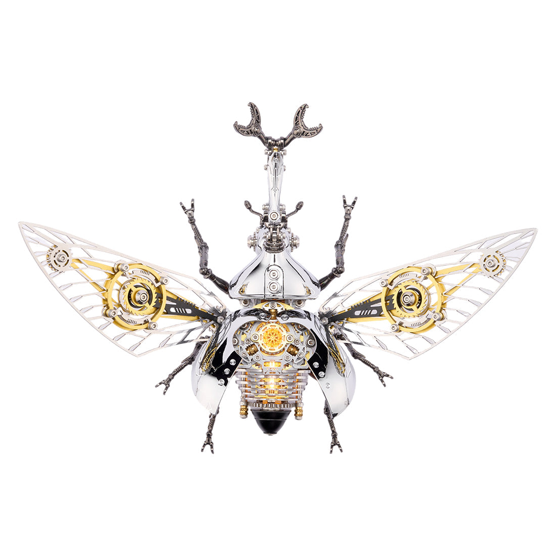 Mechanical Beetle Steampunk DIY Metal Insect Model Kit