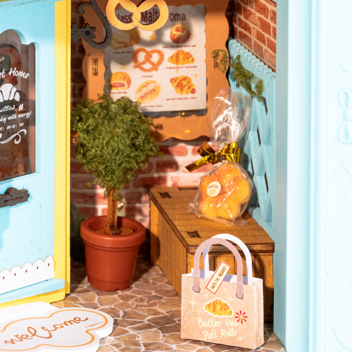 Fluffy Cat Bakery 3D Wooden Puzzle