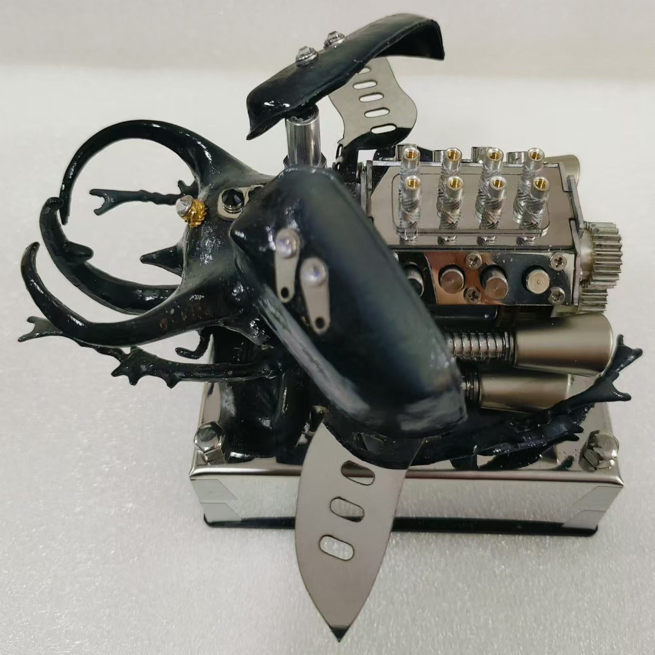 Mechanical Beetle V8 3D Metal Model