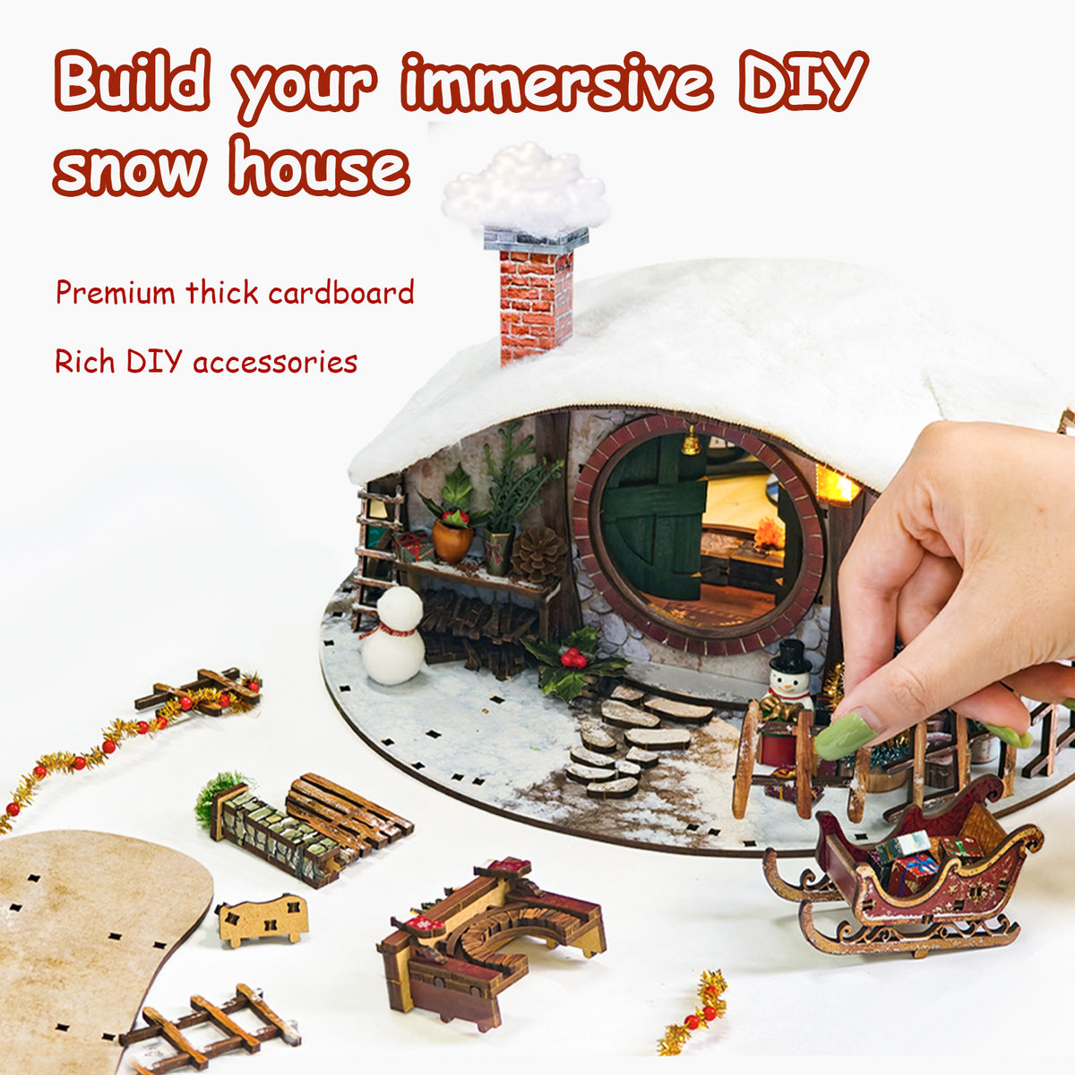 Magic Ring Snow DIY Miniature House