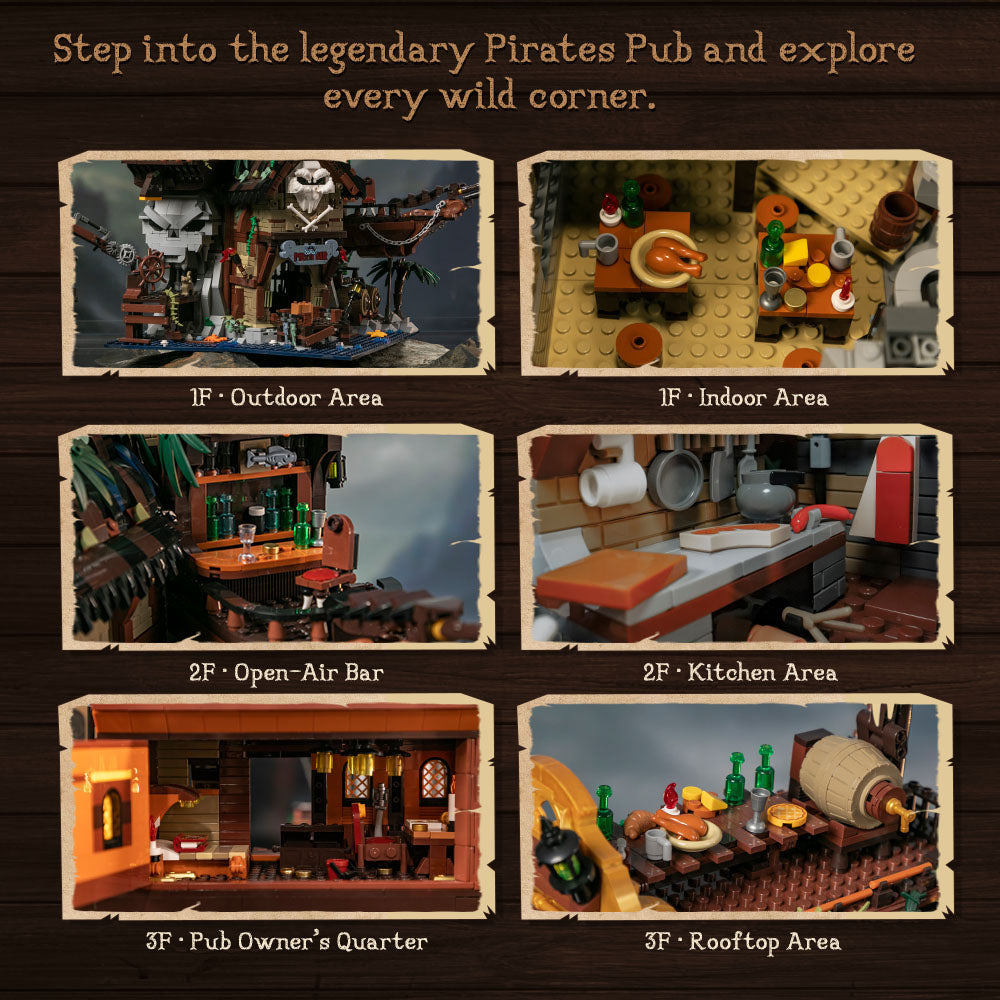 The Pirates Pub Building Bricks