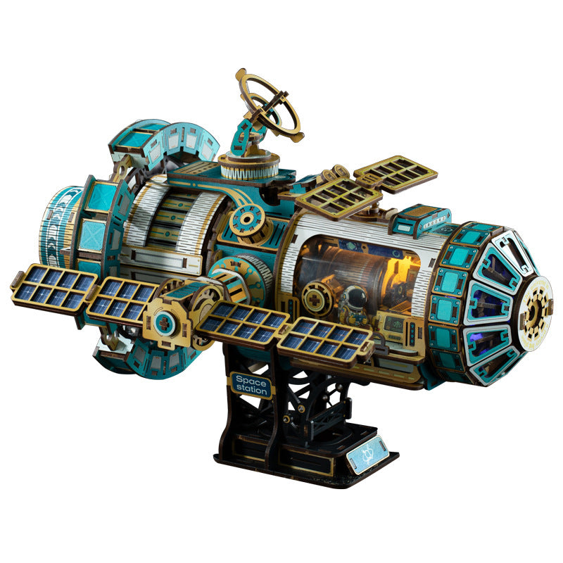 Space Station 3D Wooden Puzzle