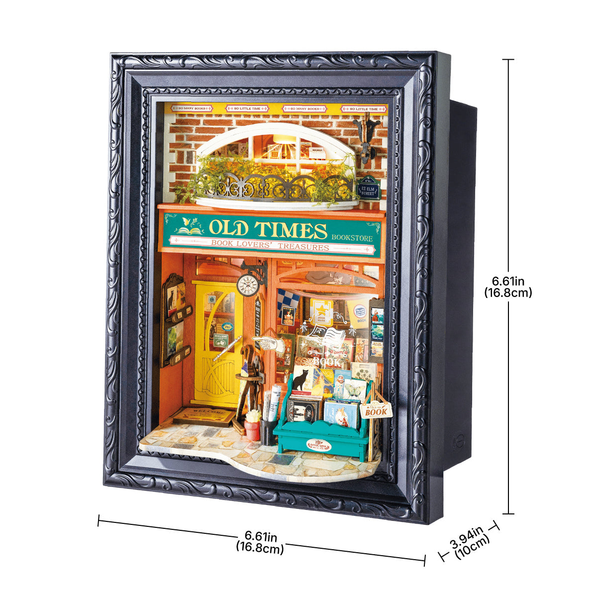 Old Times Bookstore 3D Wooden Puzzle