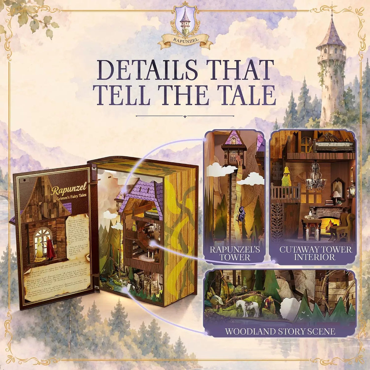 Rapunzel DIY Book Nook