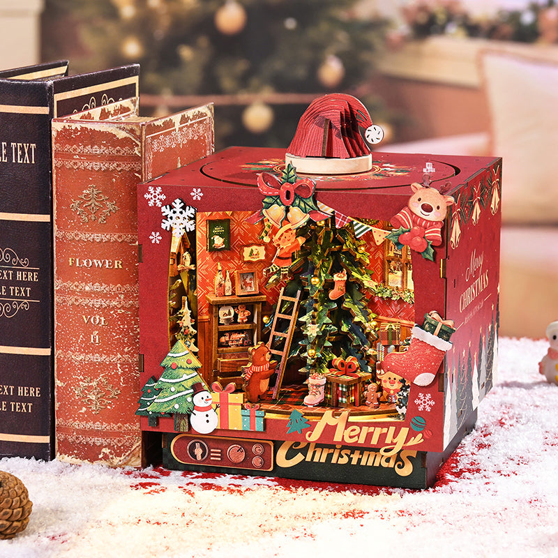 Christmas Triple Scene DIY Miniature House