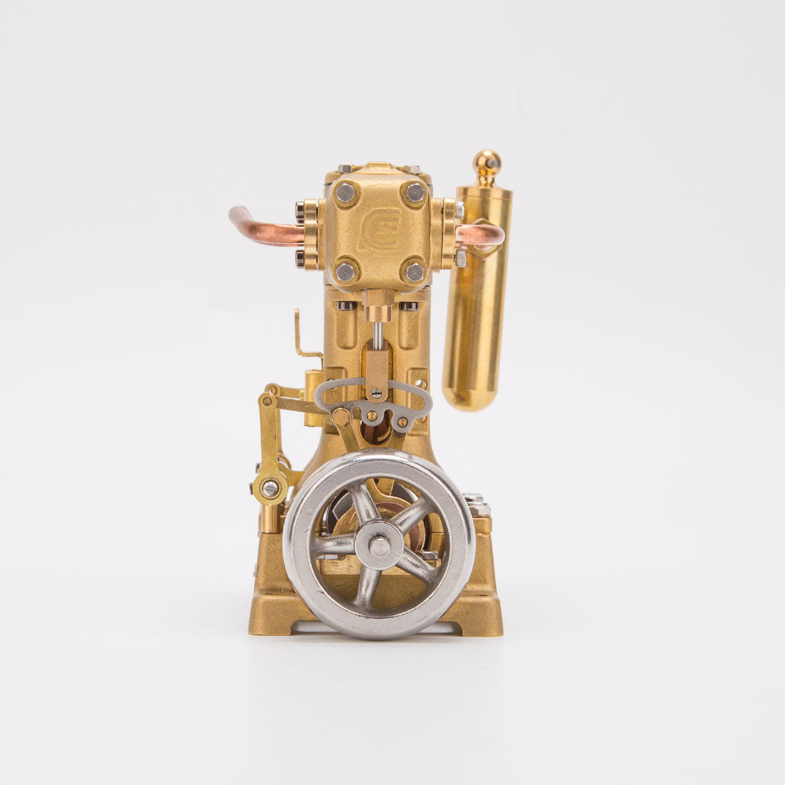 RW-L2 Retro Mini Inline 2 Cylinder Steam Engine Model for 70-130cm Steamship