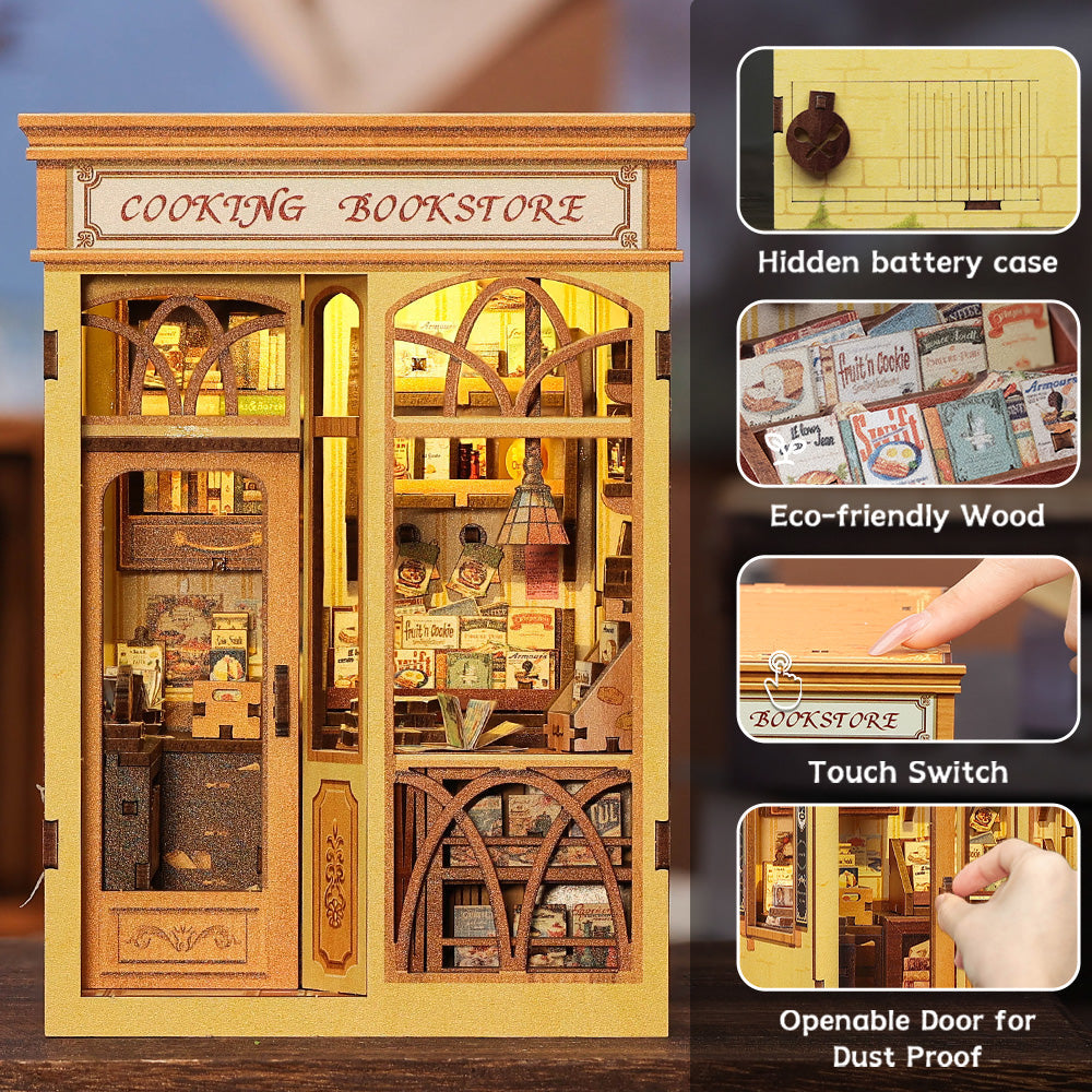 Cooking Bookstore DIY Book Nook