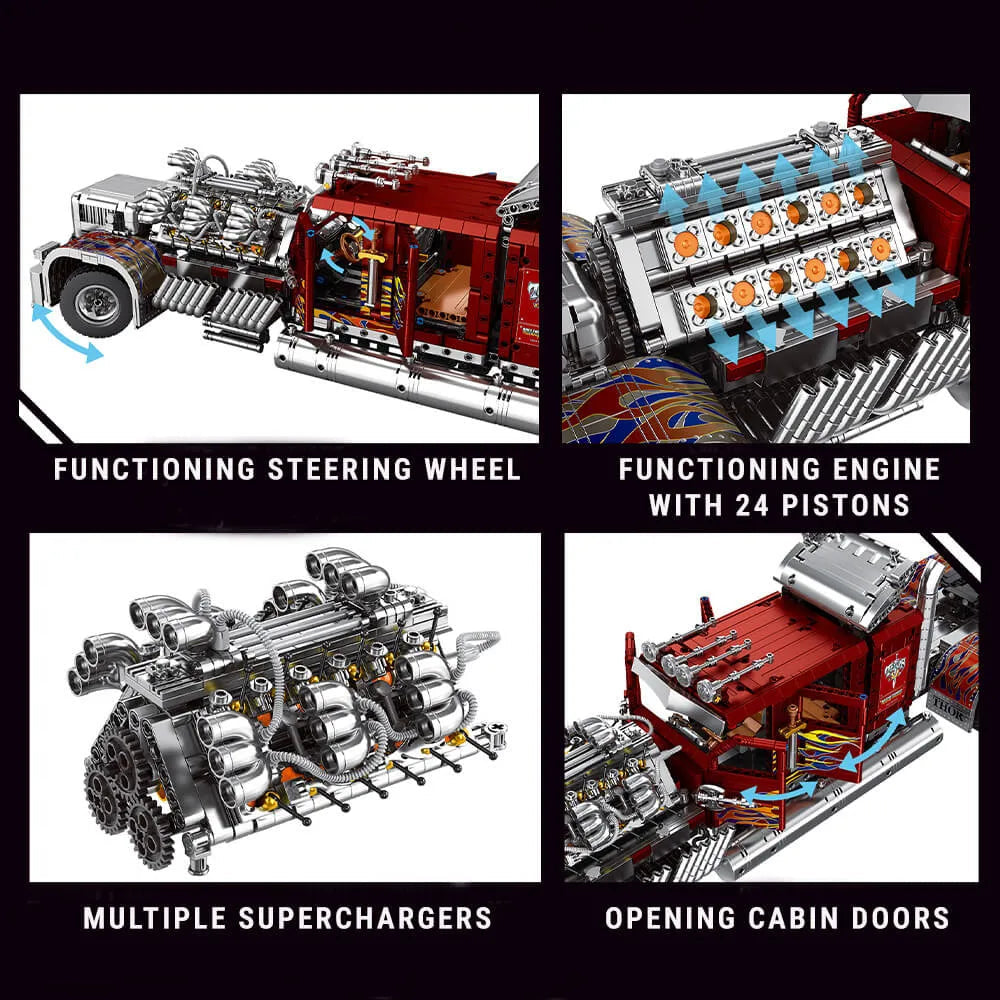 Thor 24 Power Truck Building Bricks