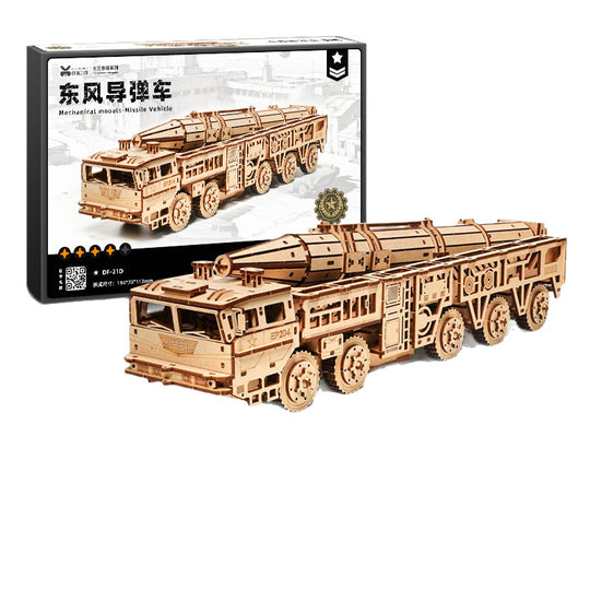 Missile Vehicle 3D Wooden Puzzle