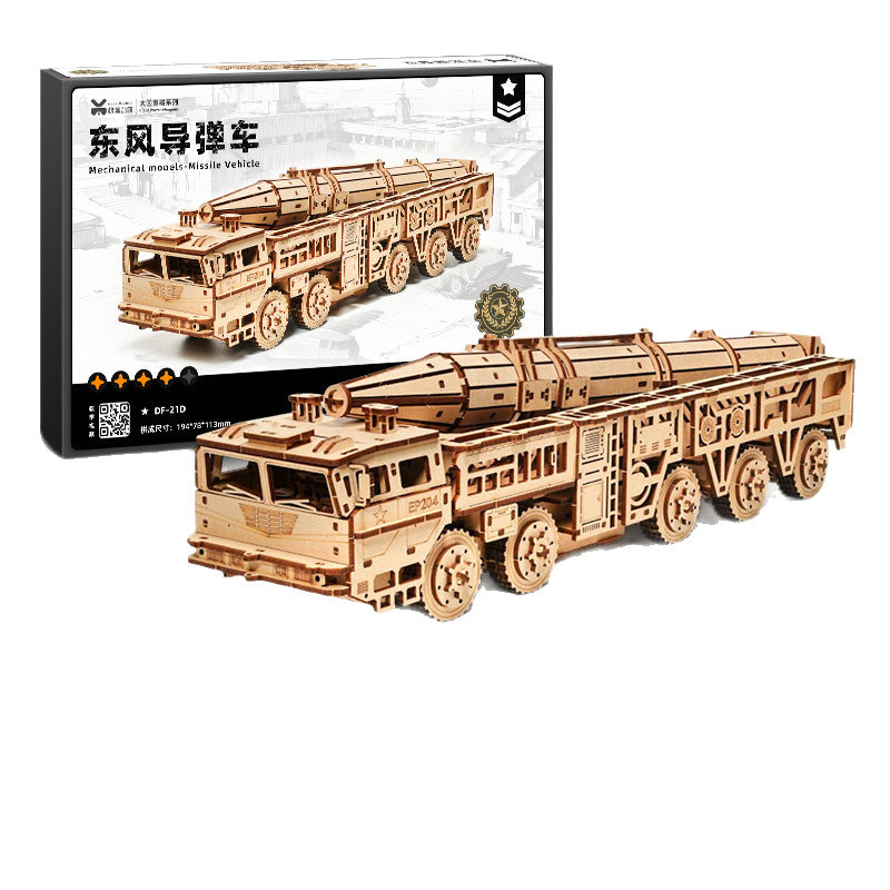 Missile Vehicle 3D Wooden Puzzle