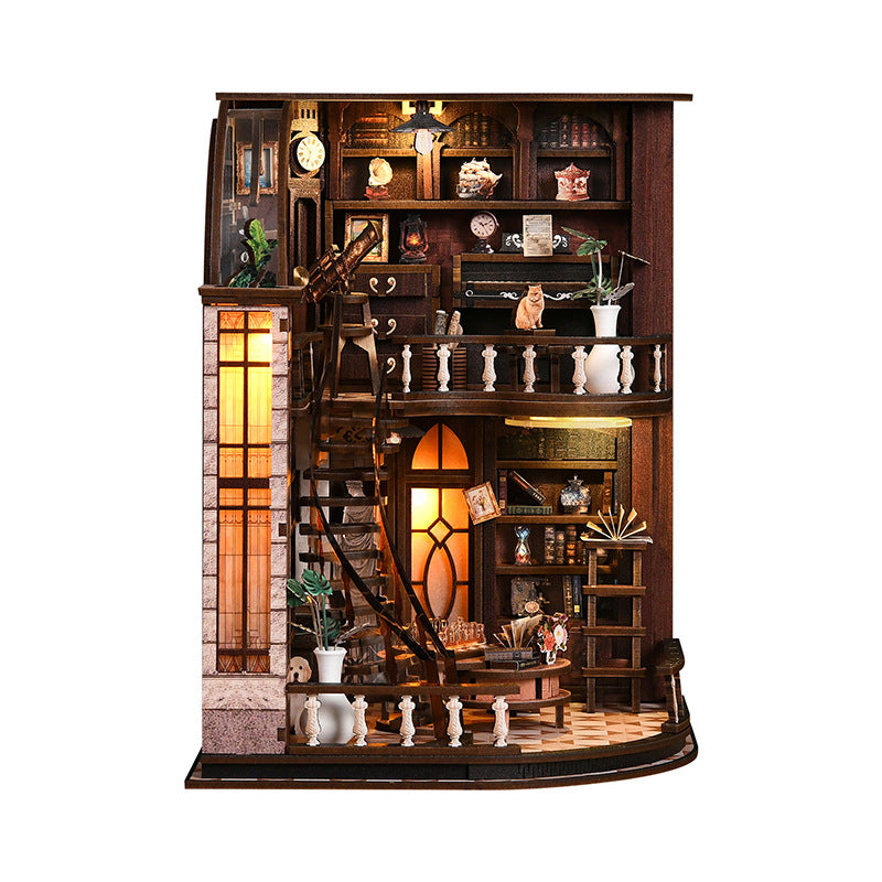 Bacchus Bookstore DIY Miniature House