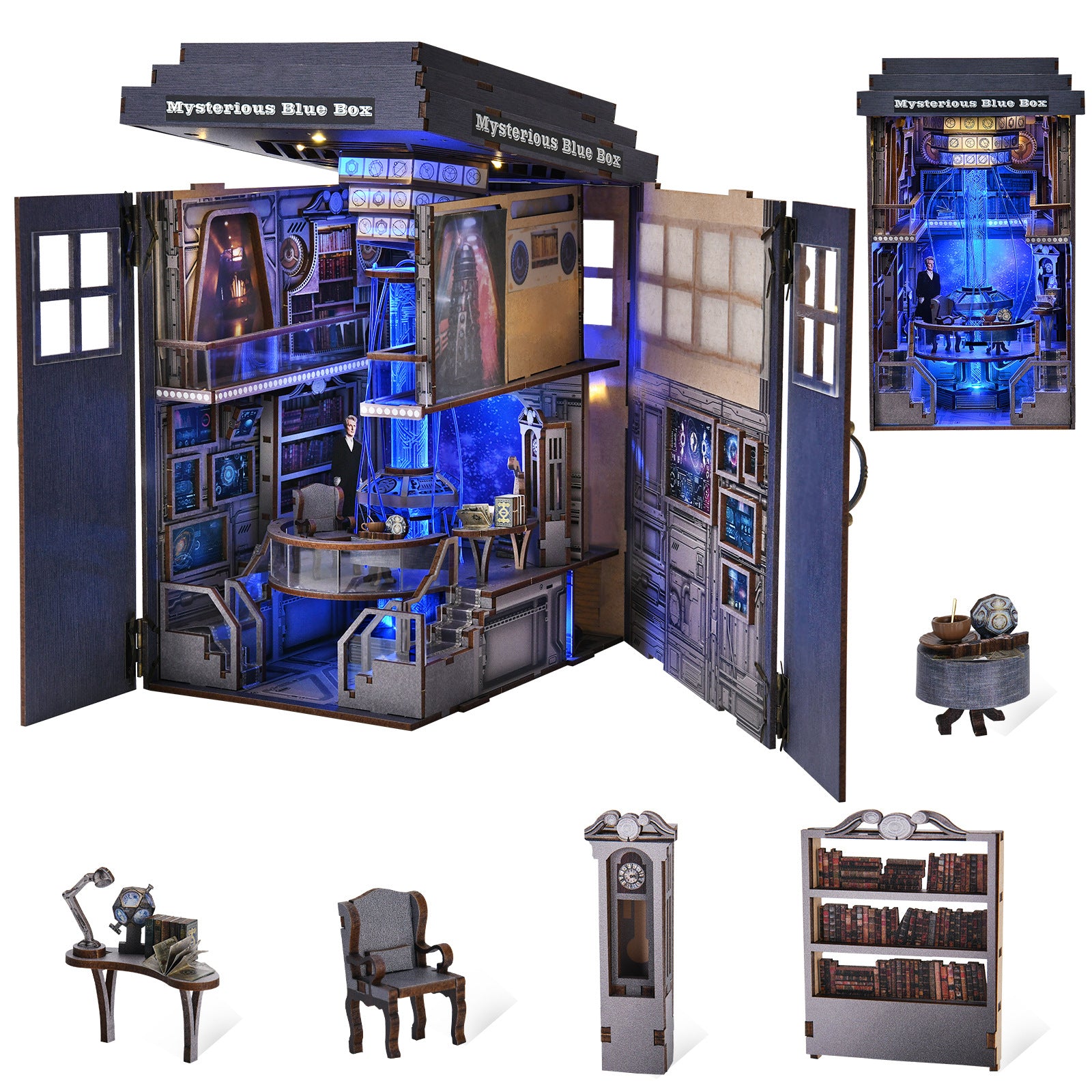 Mysterious Phone Booth Book Nook