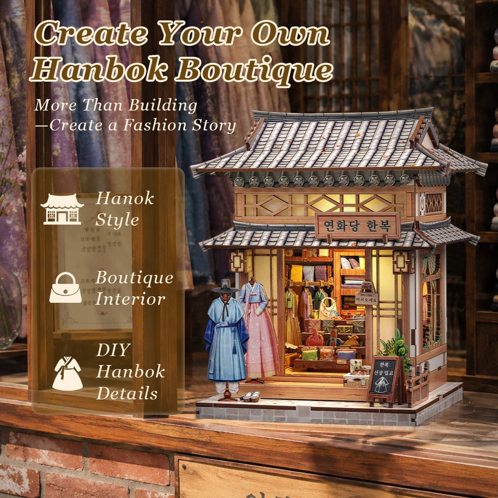 Lotus Hall Hanbok Studio DIY Miniature House