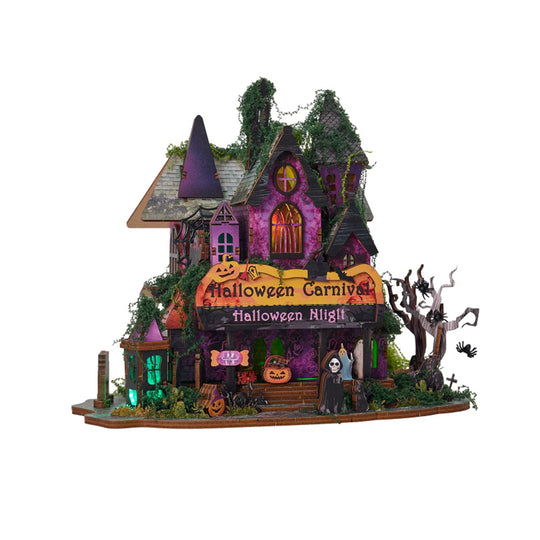 Halloween Night Miniature House