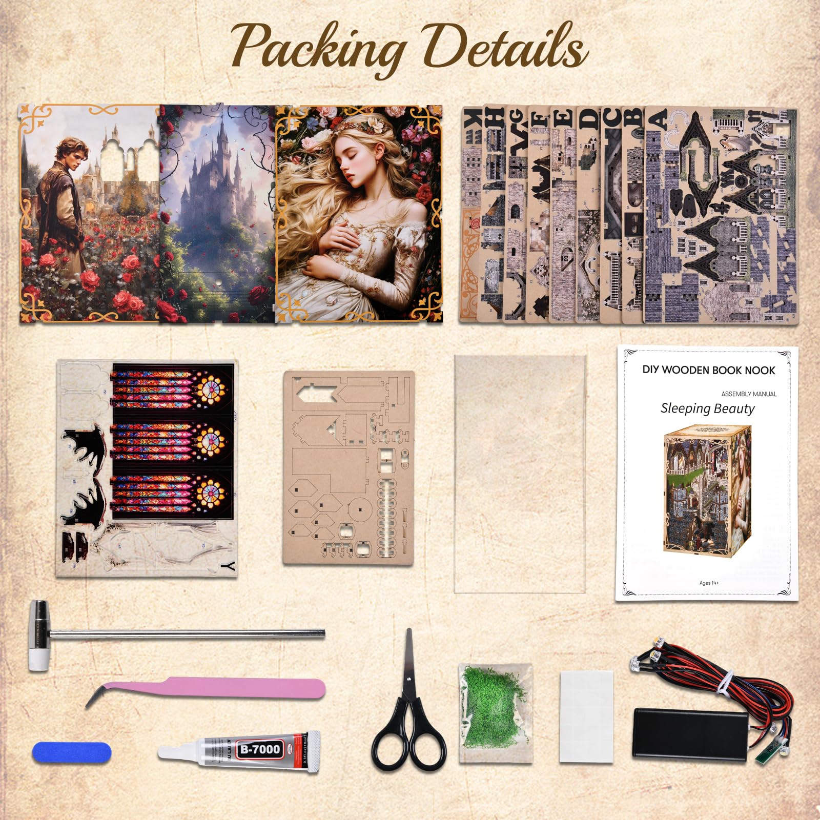 Sleeping Beauty DIY Book Nook