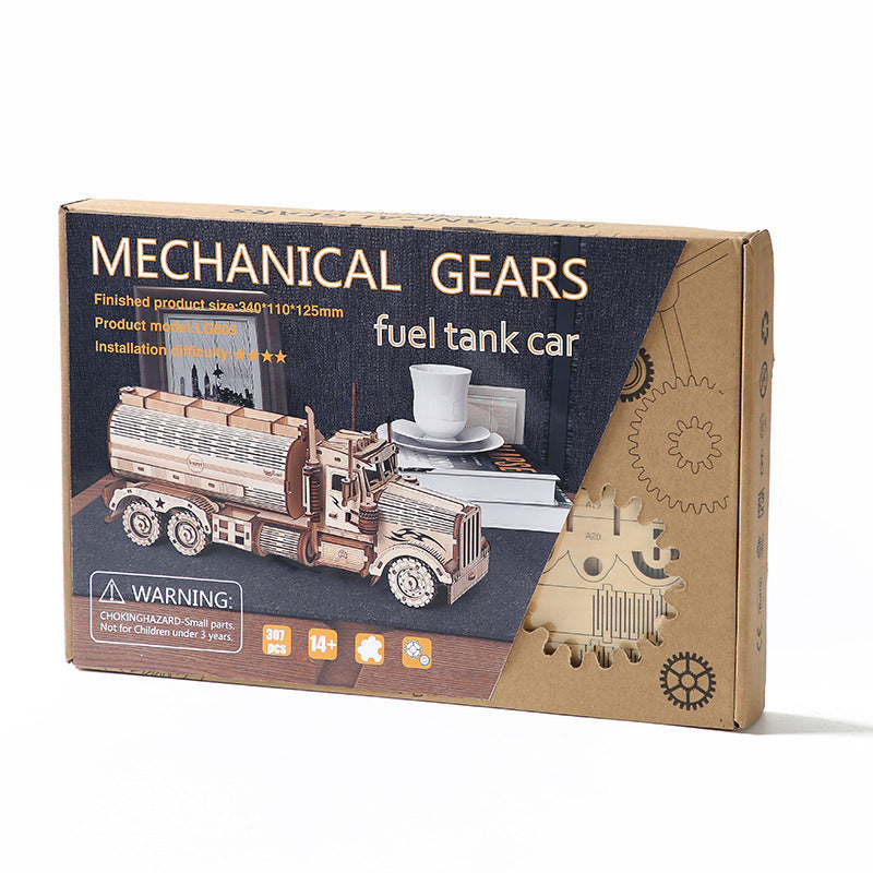 Tanker Truck 3D Wooden Puzzle