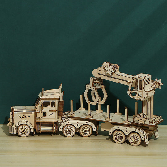 Mobile Crane 3D Wooden Puzzle