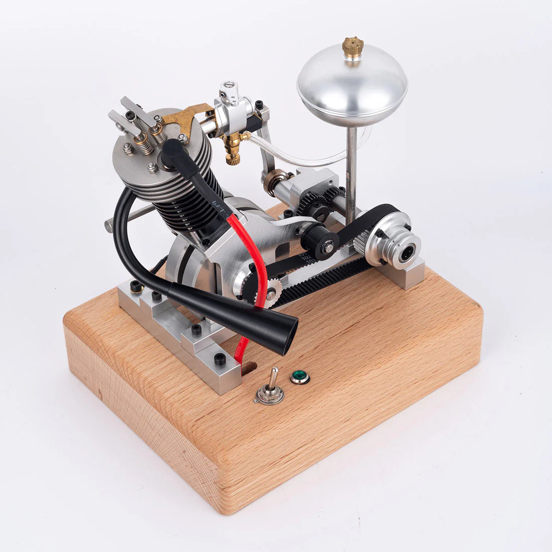 Hoglet V1 Single-Cylinder 4-Stroke Gasoline Realistic Motorcycle Internal Combustion Engine with Kick Start