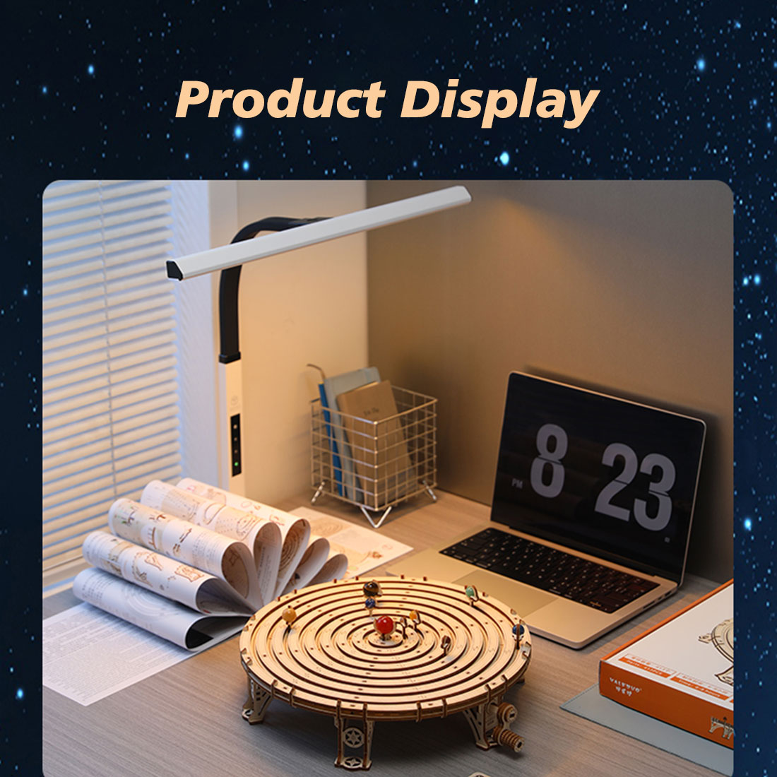 Mechanical Orrery Solar System 3D Wooden Kit