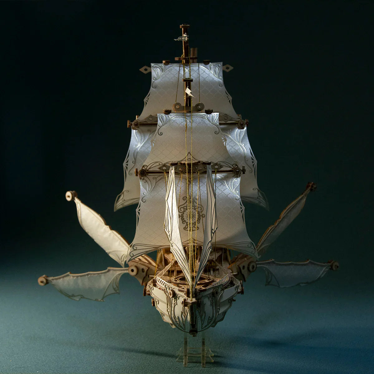 Fantasy Elf Ship DIY 3D Wooden Puzzle