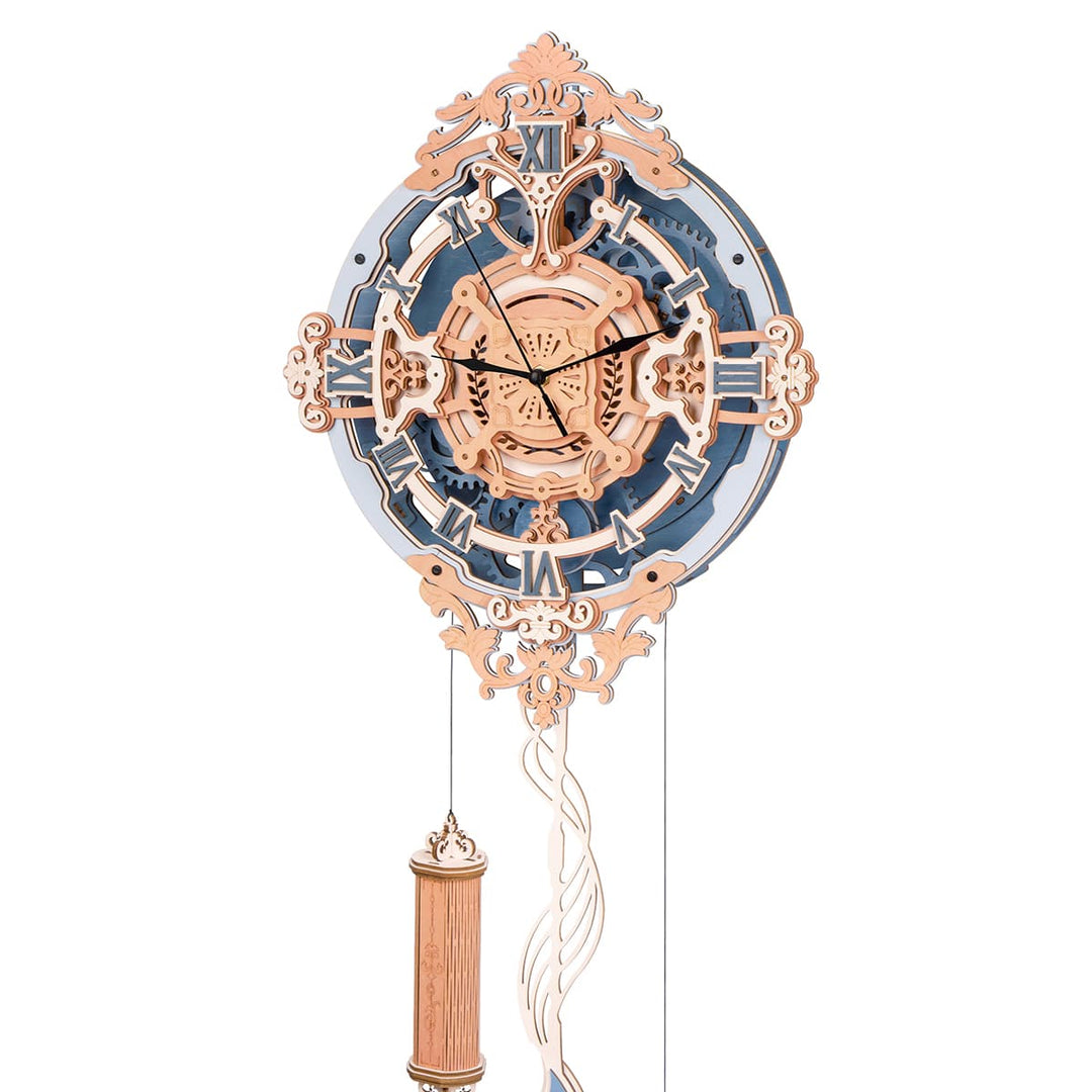 Romantic Note Wall Clock 3D Wooden Puzzle