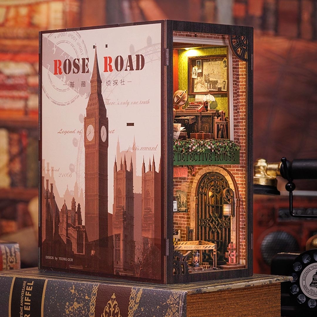 Rose Detective Agency DIY Book Nook