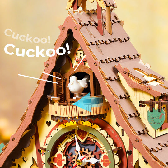 Cuckoo Clock 3D Wooden Puzzle