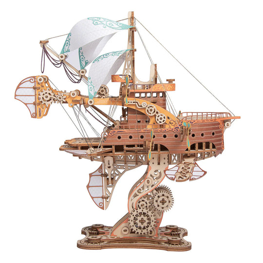 Masterpiece Fantasy Airships 3D Wooden Puzzle
