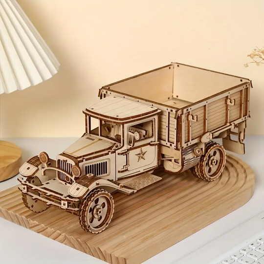 Vintage Truck 3D Wooden Puzzle